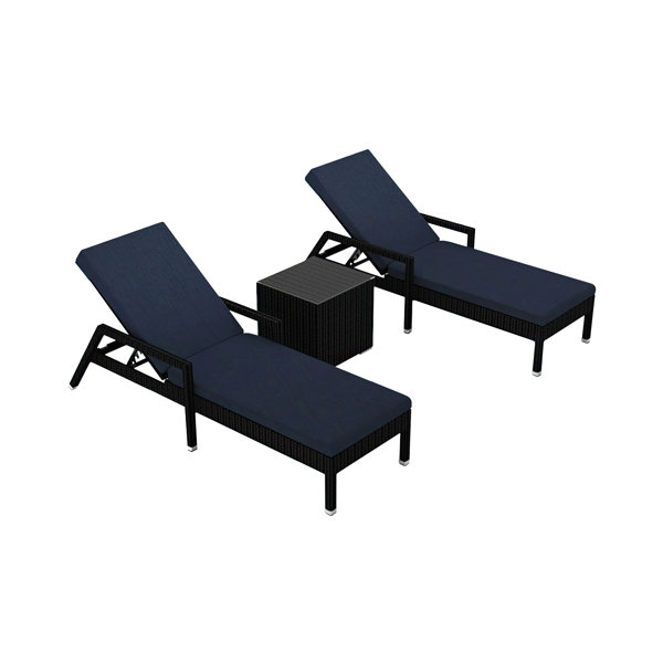 Harmonia Living Urbana Outdoor Adjustable Chaise Lounge by Harmonia